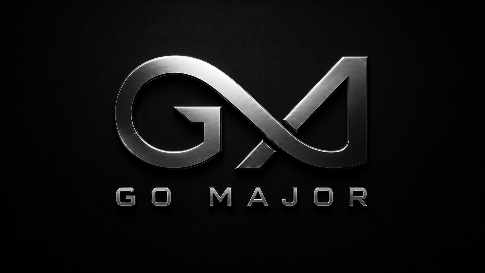 GoMajor metallic emblem